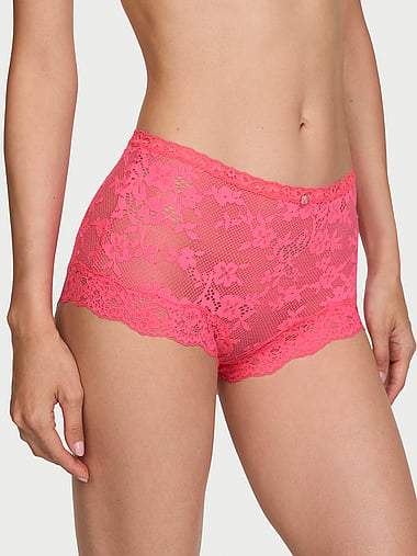 Dream Angels - Lace Boyshort Panty, image 1