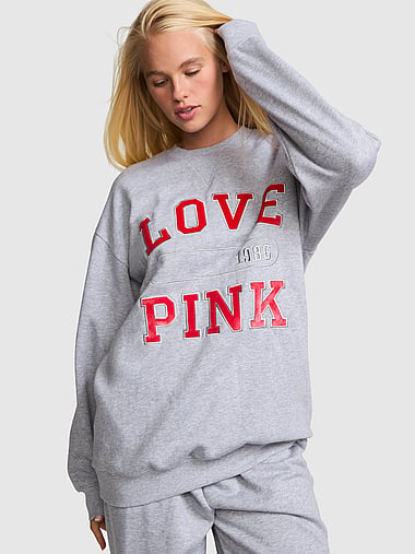 PINK - Campus Fleece™ Crew Sweatshirt, image 1