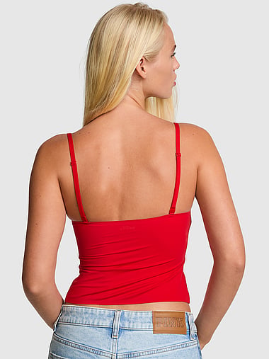 PINK - Marshmallow Lightly Lined Wireless Comfy Cami, image 2
