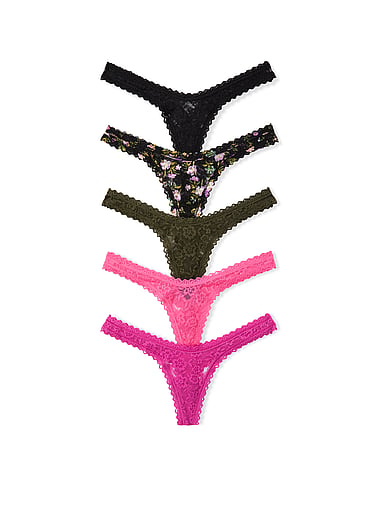 Трусы-стринги Lacie Ultra-Mini, 5 шт. — Victoria's Secret