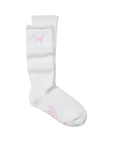 PINK - Ribbed Slouch Socks