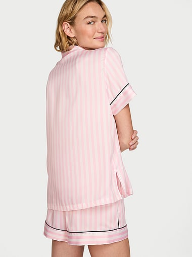 Victoria's Secret - Signature Satin Short Pajama Set in Signature Satin, image 2
