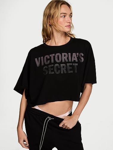 Angel Essentials - 100% Cotton Oversize Crop Tee, image 2