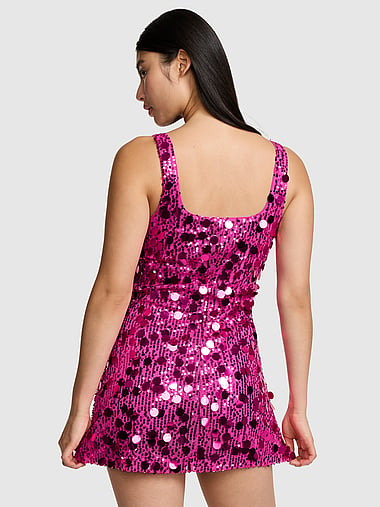 PINK - Sequin Mini Dress, image 2