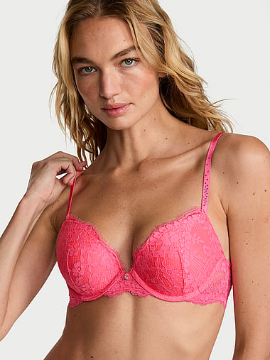 Dream Angels - Lace Twinkle Push-Up Bra, image 1