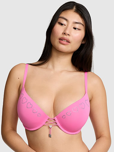 PINK - Wear Everywhere™ Totally Lifted Adjustable Push-Up Bra, image 1