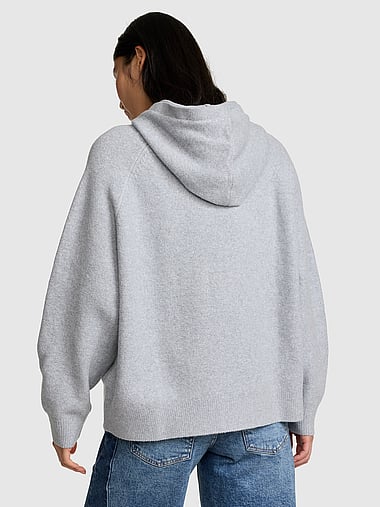 PINK - Oversized Knit Hoodie, image 2