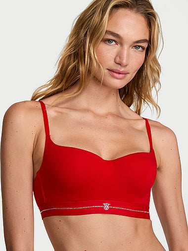The T-shirt - Signature Shine Cotton Lightly Lined Balconette Bra, image 1