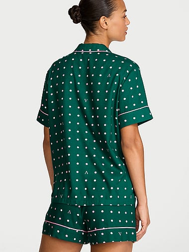 Victoria's Secret - CozyFlannel™ Short Pajama Set in Signature Flannel, image 2