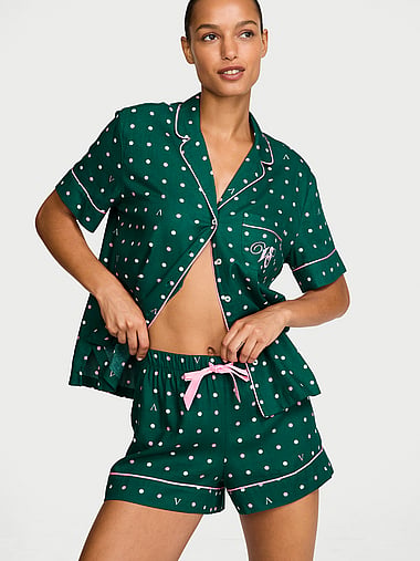 Victoria's Secret - CozyFlannel™ Short Pajama Set in Signature Flannel, image 1