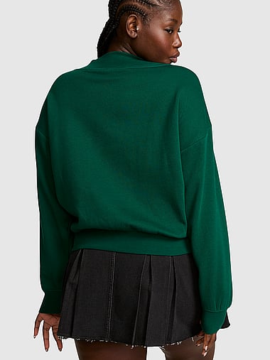 PINK - Campus Fleece™ V-Neck Sweatshirt, image 2