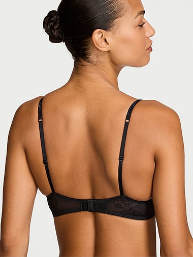 Very Sexy - Rose Lace Shine Unlined Demi Bra, image 2
