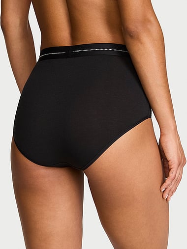 Cotton - Shine Logo Cotton Modern Brief Panty, image 2