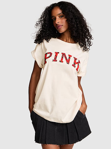 PINK - Campus Cotton™ Tee, image 1