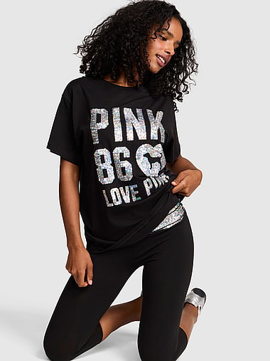 PINK - Campus Cotton™ Tee, image 1