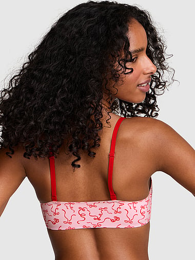 PINK - Marshmallow Lightly Lined Wireless Comfy Bra, image 2