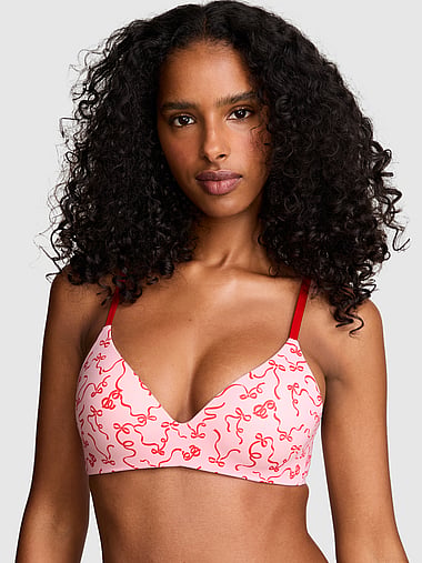 PINK - Marshmallow Push-Up Wireless Comfy Bra, image 1
