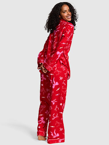 PINK - Favorite Flannel Long Pajama Set, image 2