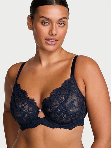 Dream Angels - The Fabulous by Victoria's Secret Unlined Lace Full-Cup Bra, image 1