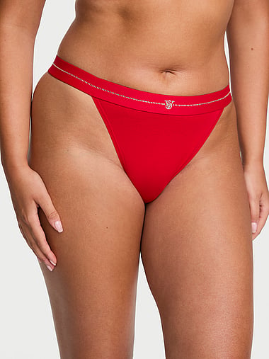 Cotton - Shine Logo Cotton 90s Brief Panty, image 1
