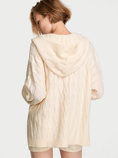 Victoria's Secret - Luxe Cable-Knit Hoodie Sweater, image 2