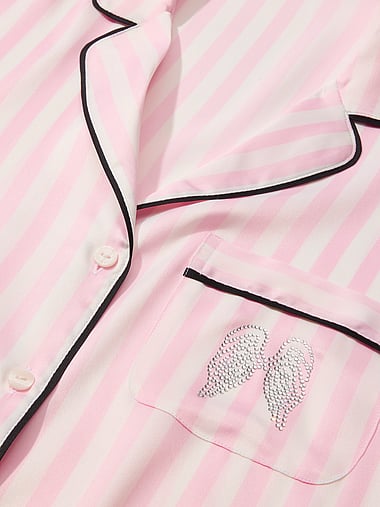Victoria's Secret - Signature Satin Long Pajama Set in Signature Satin Print, image 2