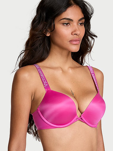 Very Sexy - Bombshell Logo Shine Strap Add-2-Cups Push-Up Bra, image 1