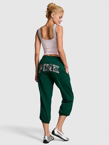 PINK - Campus Fleece™ Capri Jogger Sweatpants, image 1