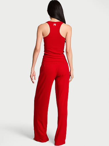 Victoria's Secret - Waffle Knit Tank & Pant Pajama Set, image 2