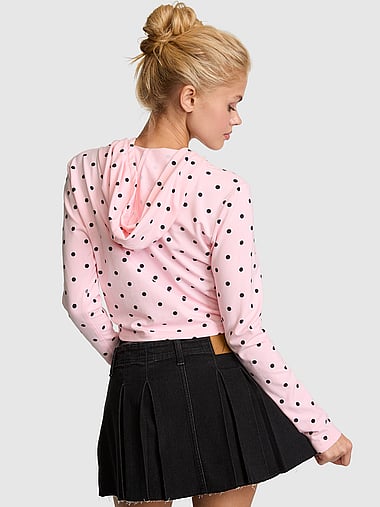 PINK - All-Day Cotton™ Full-Zip Hoodie, image 2