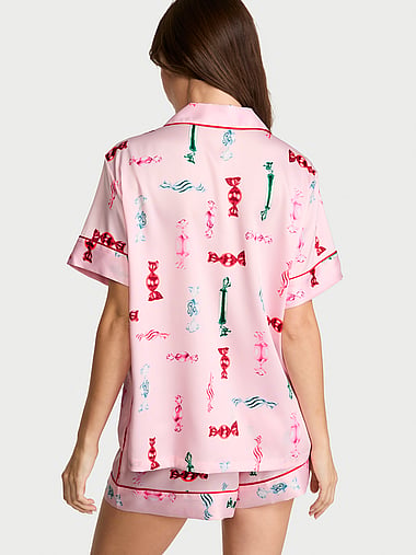 Victoria's Secret - Signature Satin Short Pajama Set, image 2