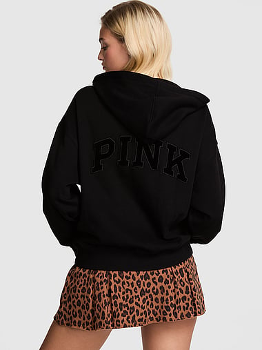 PINK - Campus Fleece™ Half-Zip Hoodie, image 2