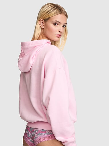PINK - Campus Fleece™ Half-Zip Hoodie, image 2