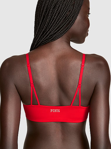 PINK - PINK Relay™ Square-Neck Sports Bra, image 2
