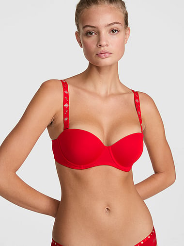 PINK - Wear Everywhere™ Push-Up Strapless Bra, image 1