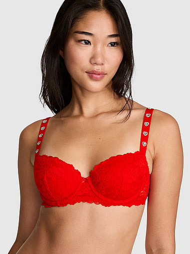 PINK - PINK Wink™ Lightly Lined Balconette Bra, image 1