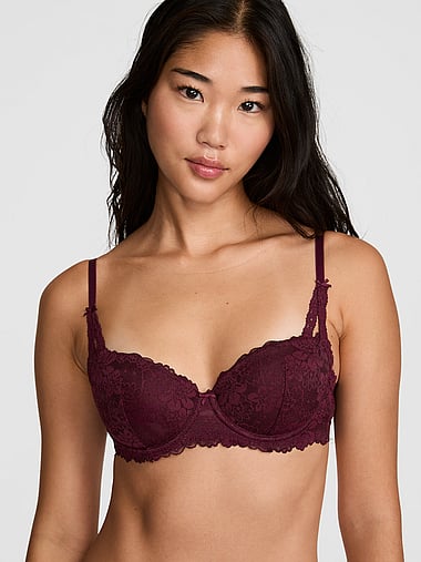PINK - PINK Wink Push-Up Balconette Bra, image 1