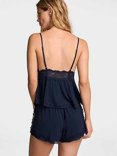 Victoria's Secret - SoSoft™ Modal Lace-Trim Cami & Shorts Set, image 2