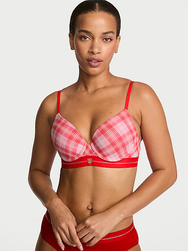 The T-shirt - Perfect Shape Signature Shine Cotton Push-Up Bra, image 1