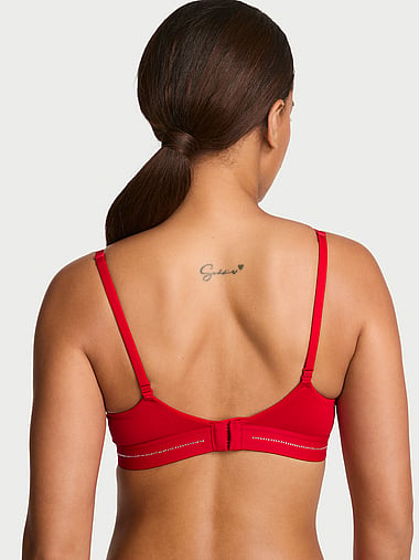 The T-shirt - Signature Shine Cotton Lightly Lined Wireless Bra, image 2