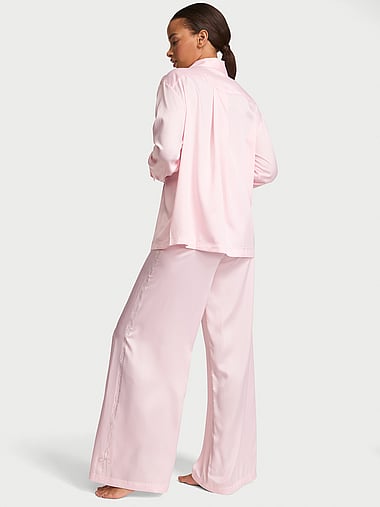 Victoria's Secret - Signature Satin Shine Shop Long Pajama Set, image 2