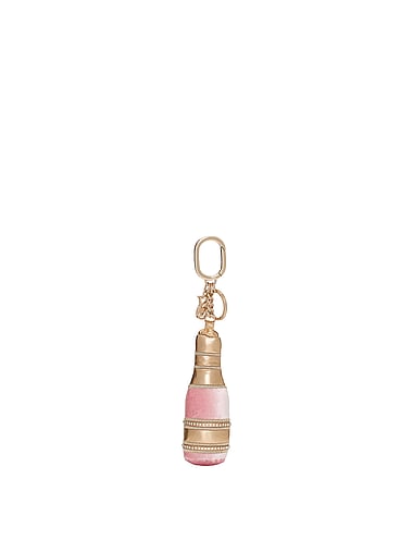 Victoria's Secret - Plush Champagne Bottle Bag Charm Keychain, image 2