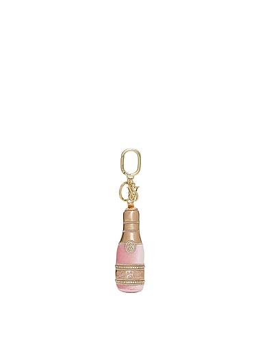 Victoria's Secret - Plush Champagne Bottle Bag Charm Keychain, image 1