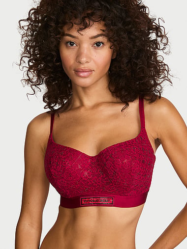 The T-shirt - Lace Shine Logo Lightly Lined Balconette Bra, image 1