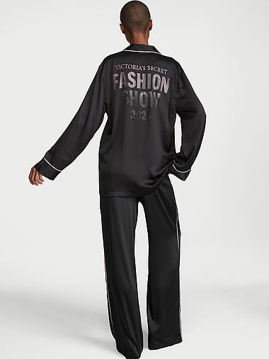 Victoria's Secret - Signature Satin Luxe Long Pajama Set, image 2
