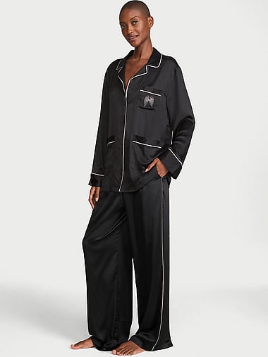 Victoria's Secret - Signature Satin Luxe Long Pajama Set, image 1