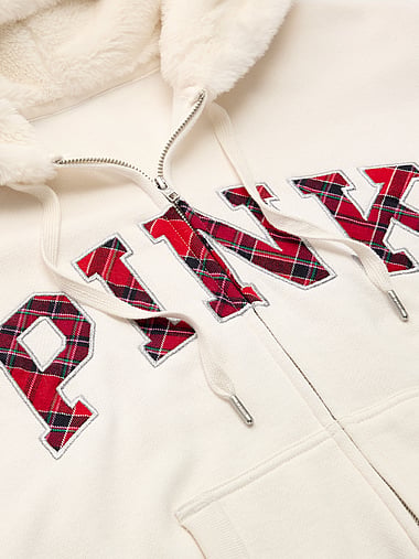 PINK - Campus Fleece™ Full-Zip Hoodie, image 2