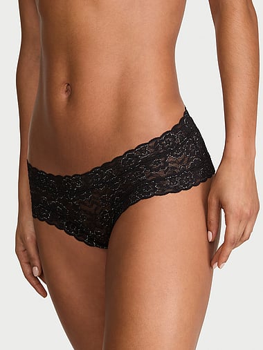The Lacie - Shimmer Lace Cheeky Panty, image 1