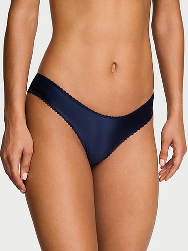 Dream Angels - Satin Crystal Bow Brazilian Panty, image 1