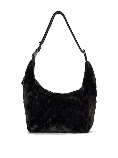 PINK - Faux-Fur Hobo Bag, image 2